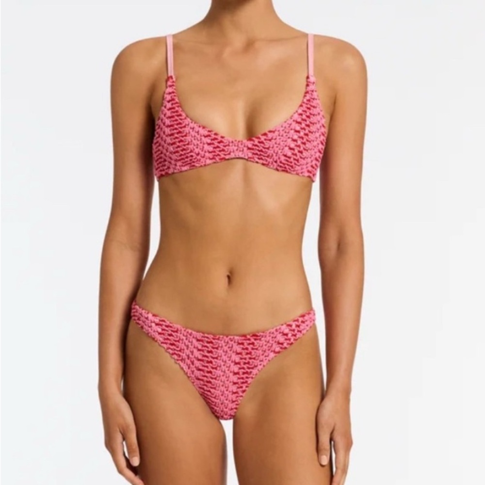 Triangl Swimwear crochet scoop bikini top